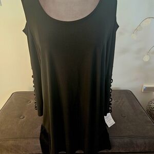 Elegant Black Women's Top